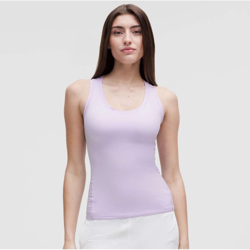 NWT Lululemon Wundermost Soft Nulu Scoop-Neck Tank Top Lavender Frost size XL